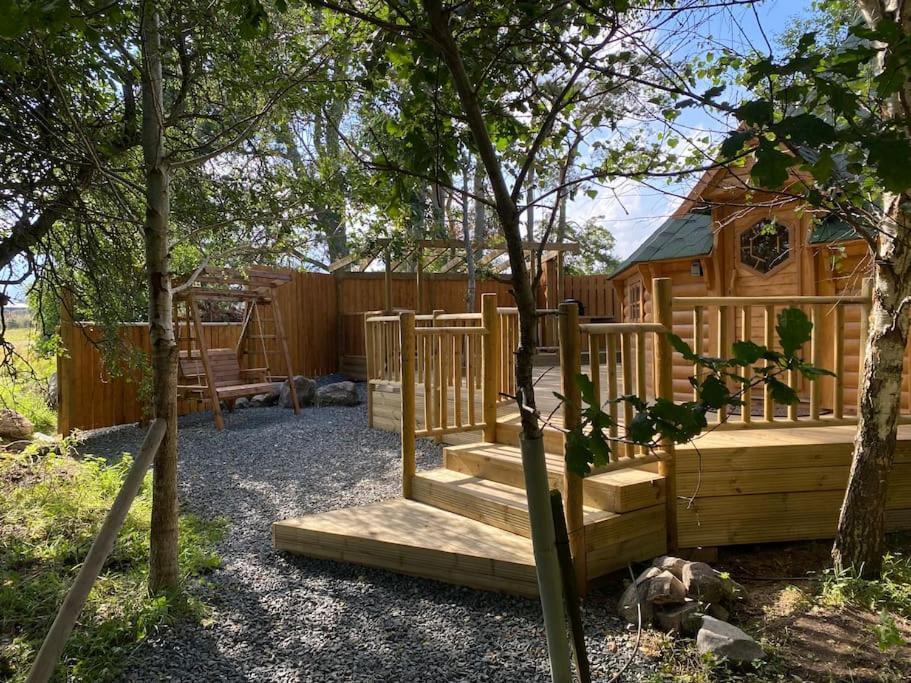Craigshannoch Luxury 1 Bed Woodland Lodge Hot Tub Kintore Экстерьер фото